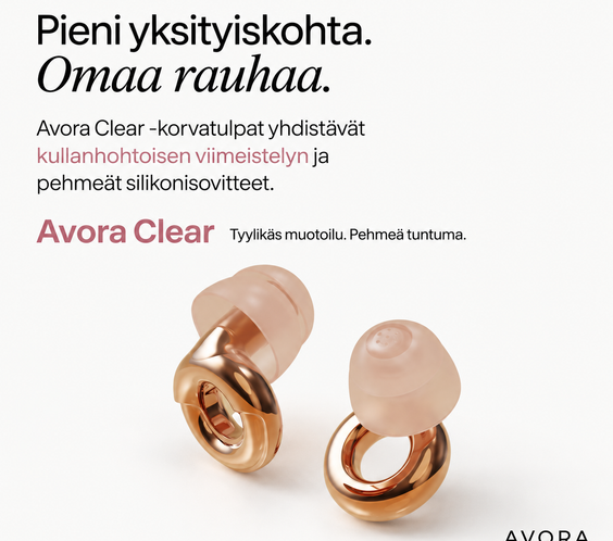 AVORA CLEAR - JOKAPÄIVÄISET KORVATULPAT